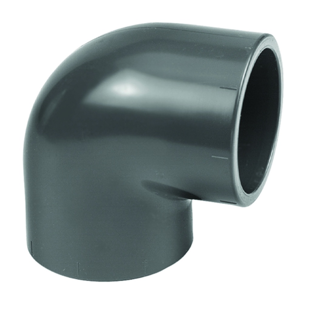 Genou PVC d25 90°