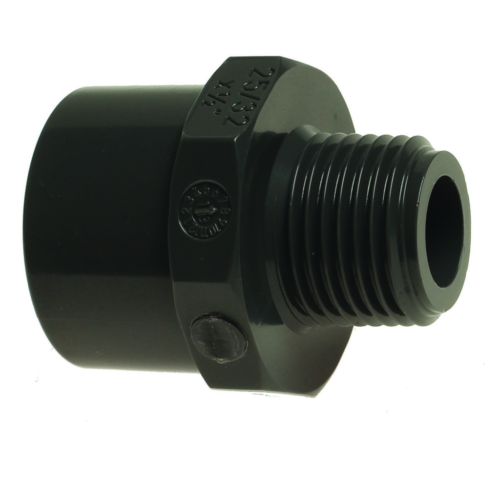 PVC threaded rod d25 x ¾”