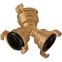 Brass Geka Y-piece