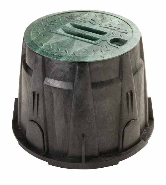 Valve box round ø35 cm; Top ø27 cm; H: 25.4 cm