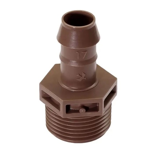 [RBX36375] Adapter d17 x ¾" M voor druppelslang 