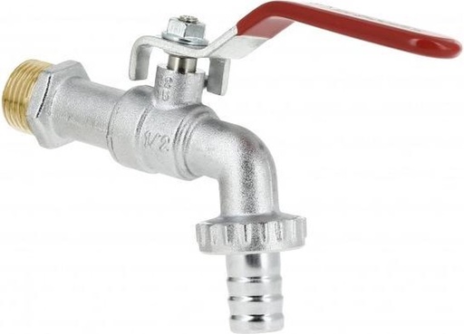 [BS401295] Brass ball valve + hose swivel 1/2” M